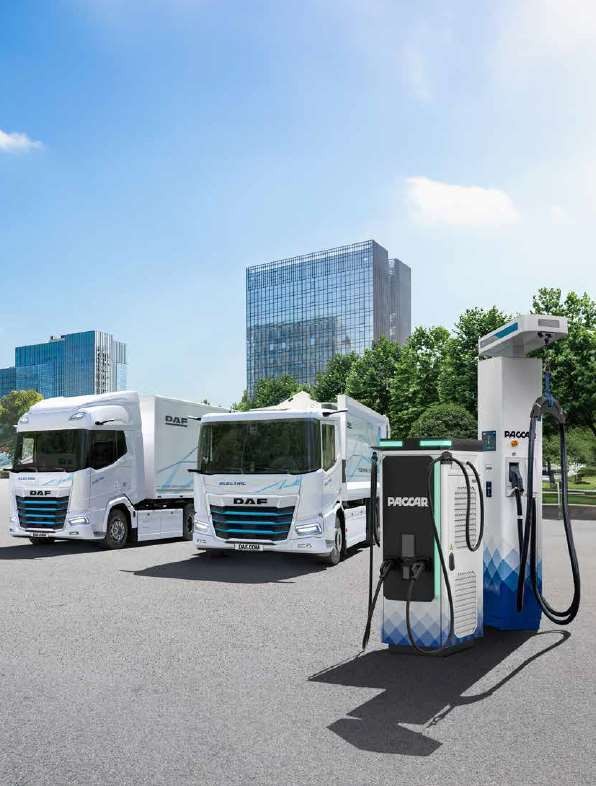 Poids lourds et solution de recharge présentés par DAF et PACCAR